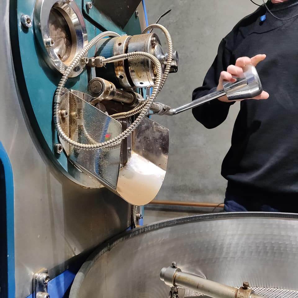 coffee roasting at Ranges Coffee 2