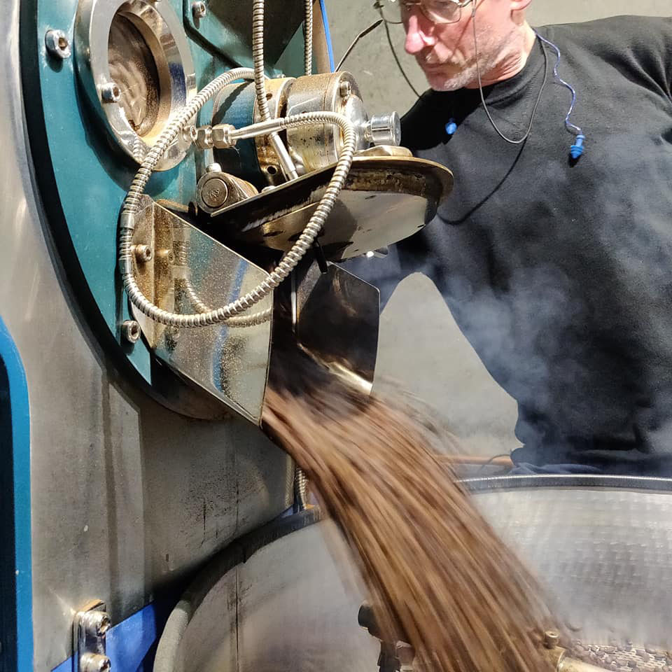 coffee roasting at Ranges Coffee